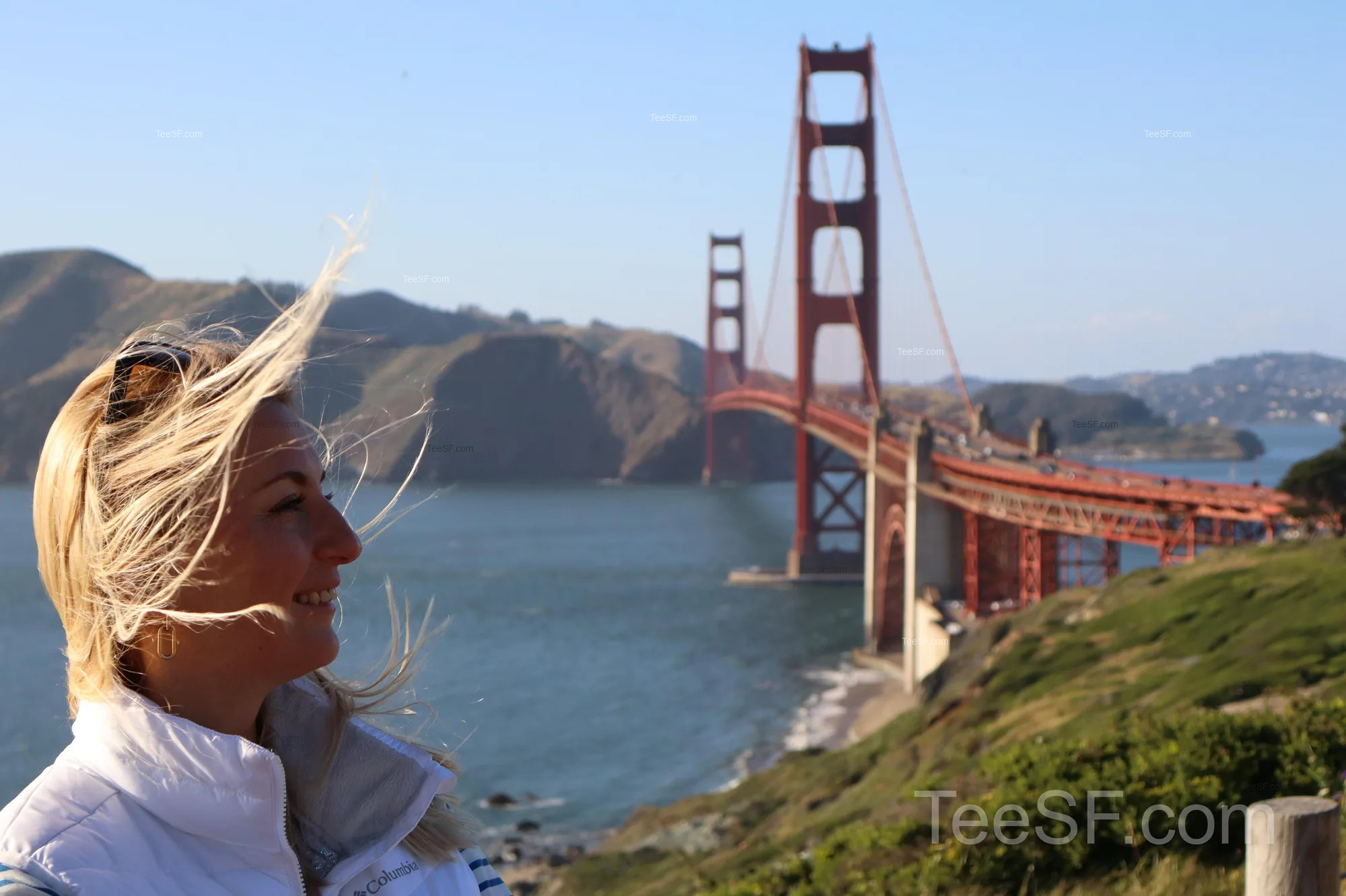 golden Gate Bridge Overlook Portrait during a Stripe Sessions 2026 visit in San Francisco.